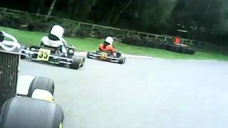 Camberley Kart club Blackbushe Roy Mortara 2011 Minimax Rotax [upl. by Kepner399]