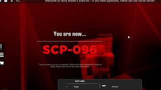 Roblox Area02 SCP096 Gameplay [upl. by Rosita]