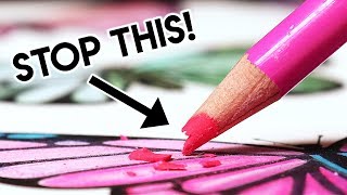 BIGGEST MISTAKES FOR BLENDING COLORED PENCILS [upl. by Enamart401]