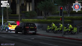 GTA5 Roleplay Police  Justice Secretary Escort Special  Kent RPC [upl. by Assilanna]