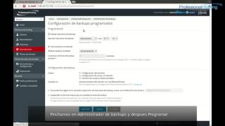 Plesk 125 backup completo servidor y suscripcion local y ftp [upl. by Chari]