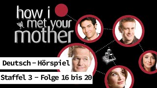 How I Met Your Mother  Staffel 3 Folge 1620 HörspielBlackscreen Deutsch [upl. by Ky]