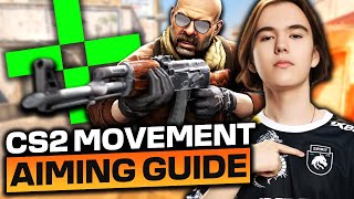 CS2 Movement Aiming Guide How to aim like Donk [upl. by Ihcehcu]