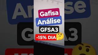 Análise Ações GFSA3 GAFISA fundamentalista comprar vender [upl. by Ewan816]