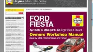 Haynes Manuals Online tutorialmp4 [upl. by Nnaxor658]