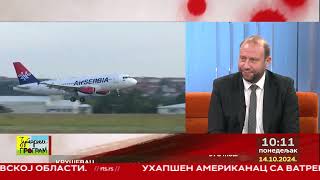 RTS JUTARNJI PROGRAM  O aerodromu quotKonstantin Velikiquot u Nišu [upl. by Einhoj]