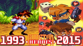 Evolution of Gunstar Heroes Games 19932015 [upl. by Enirehtak]