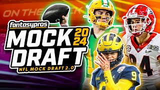 2024 NFL Full TwoRound Mock Draft For Every Team THE DRAFT IS SET [upl. by Eilyac353]