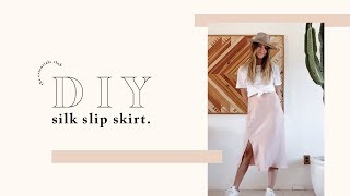 DIY  Silk Bias Skirt [upl. by Elwina]