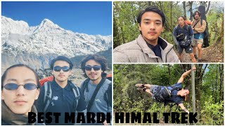 BEST MARDI HIMAL TREK PART 1 ft JohnChamlingTV Mannumyan nepal trekking travel [upl. by Mady]