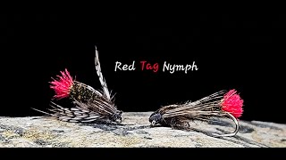 Tying a Red Tag Nymph  Tied by Matthias Dibiasi  DePunkt Fly [upl. by Htennek]