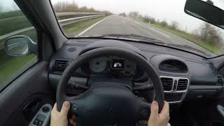 CLIO 2 RS1 260kmh Autobahn TOP SPEEDAcceleration [upl. by Pompea]