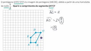 A razão de homotetias exemplos  Khan Academy em português 7º ano [upl. by Hoag]