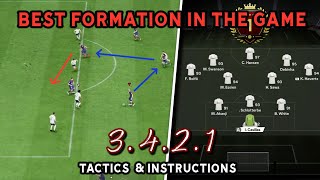 This 3421 is UNSTOPPABLE 🔥 Best META Tactics  EAFC 24 Tactics amp Instructions wGameplay [upl. by Otrebide]