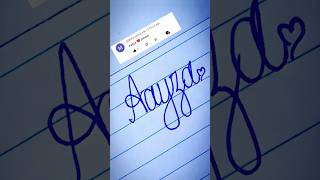 Aayza💖Calligraphy Artcalligraphynamecalligraphymastersshortstrendingviralshortsshortart [upl. by Iolenta]