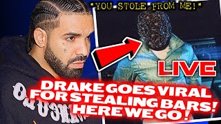 🔴DRAKE GOES VIRAL AFTER STEALING BARS FROM SOUNDCLOUD RAPPERLIVE REACTION 🤯ShowfaceNews [upl. by Thomasina529]