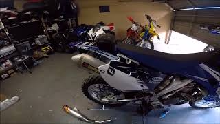 WR450F FMF Powercore4 VS Standard pipe [upl. by Nivanod788]