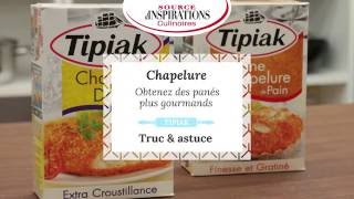 Trucs et astuces cuisine  Obtenez des panés plus gourmands avec la Chapelure Tipiak [upl. by Akilam]