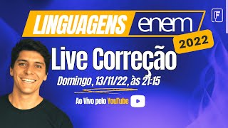 ENEM 2022  Correção Ao Vivo de LINGUAGENS domingo 21h15 [upl. by Ozne]