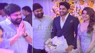 Mega Star Chiranjeevi  Chaysam Wedding Reception  TFPC [upl. by Kellia567]