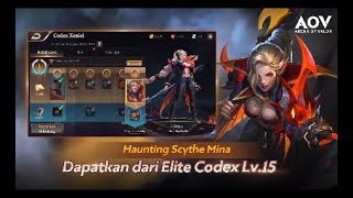 Haunting Scythe Mina Teaser  Garena AOV  Arena of Valor [upl. by Delamare]