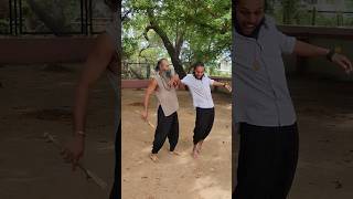 Wrist lock which makes it difficult for him to stand  Gurukkal  Agasthyam Kalaripayattu [upl. by Tomlinson]