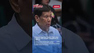 Duterte Says DOJ Hasn’t Filed Case Against Him Despite Allegations of Killings [upl. by Stephine30]