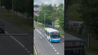 Bus Spotting Stagecoach South Wales Enviro 200 36795 CN62 CXW Route 53 to Bargoed for Caerphilly [upl. by Noscire]