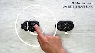 2 Interphone Link how to pair two intercom [upl. by Lemcke]