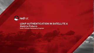 LDAP Authentication in Satellite 6 [upl. by Garfield729]