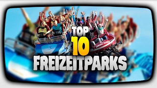 TOP 10  Freizeitparks in Deutschland [upl. by Letha]