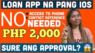 LOAN APP FOR IOS PHONE  NO NEED TO ACCESS PHONE AND NO CONTACT REFERENCE NEEDED  SURE APPROVAL [upl. by Ennoved]