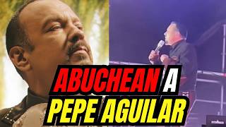 PEPE AGUILAR ABUCHEADO POR SU CANCIÓN A NODAL [upl. by Lattonia]