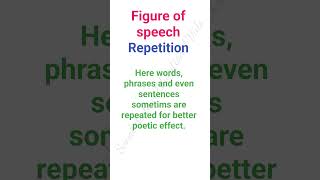 Figure of speech Repetition shorts [upl. by Reo]