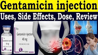 Gentamicin injection kis kaam aata hai  Gentamicin injection 40 mg Uses  Side Effects Dose [upl. by Kiran293]