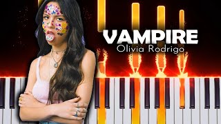 Vampire  Olivia Rodrigo  Piano Cover [upl. by Vincenz]