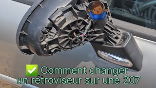 Comment changer le rétroviseur sur une Peugeot [upl. by Okechuku840]