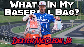 Whats In My Baseball Bag With Dexter McCleon JR 2024 UPDATE [upl. by Hodgkinson]