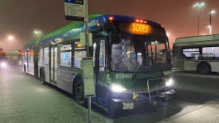 Port Coquitlam Translink 2018 New Flyer XDE60 P18042 on 701 Coquitlam Central Station [upl. by Hanshaw331]