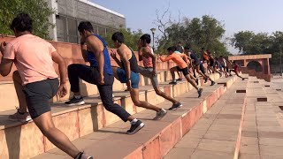 STAIRS WORKOUT FOR SPEED amp AGILITY fitness workout army strength [upl. by Sterling]