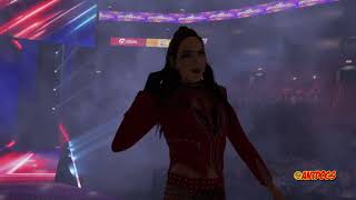 Britt Baker Custom Entrance AEW WWE 2k24 [upl. by Wandie]