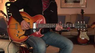 1962 Gibson ES125 TC converted to Burstbucker PAFs [upl. by Aehtrod]