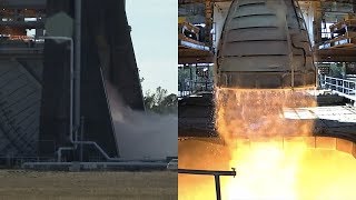 SLS RS25 Engine Test 13 February 2019 [upl. by Olegnaid]