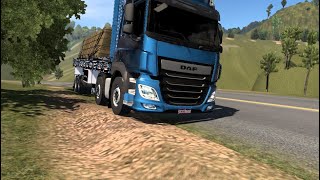 DAF NA CARROCERIA CARGA DE CIMENTO EURO TRUCK SIMULATOR 2 [upl. by Nilerual248]