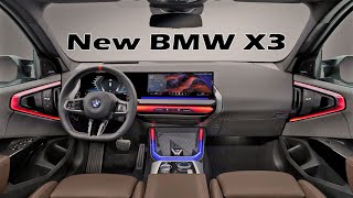 New BMW X3  Interior all specs  2025 X3 lineup [upl. by Xino158]