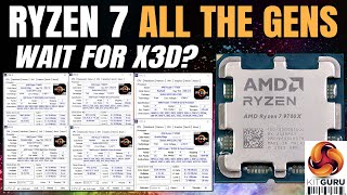 AMD Ryzen 7  All The Generations Tested [upl. by Chilson]