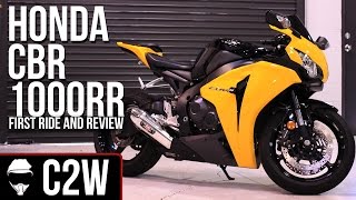 2008 Honda CBR 1000RR  First Ride [upl. by Mahau]