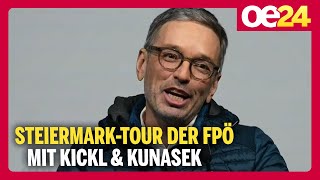 SteiermarkTour der FPÖ mit Kickl amp Kunasek [upl. by Nitas1]