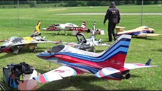 Spektakulär RC Flugtag 2024 mit Modellflugzeugen in Kehl  Sundheim Kunstflug amp Düsenjäger [upl. by Solram587]