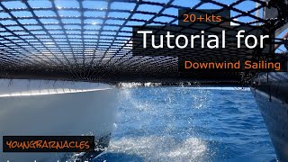 Downwind daggerboard and 4th reef setup for 20 knots [upl. by Fosdick767]